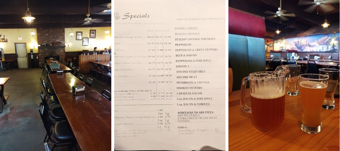Joey's Pizza Menu
